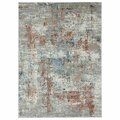 United Weavers Of America Eternity Elixir Crimson Runner Rug, 2 ft. 7 in. x 7 ft. 4 in. 4535 10336 28E